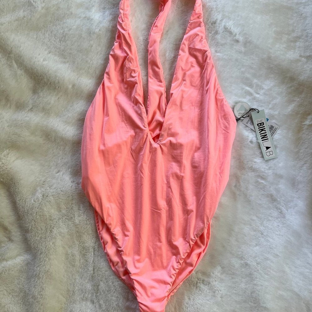 Bikini Lab High Leg Racerback NEW - Picture 2 of 7